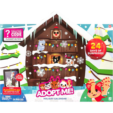 Adopt Me! Holiday Advent Calendar 24 Days of Toy Surprises - Planet Toys